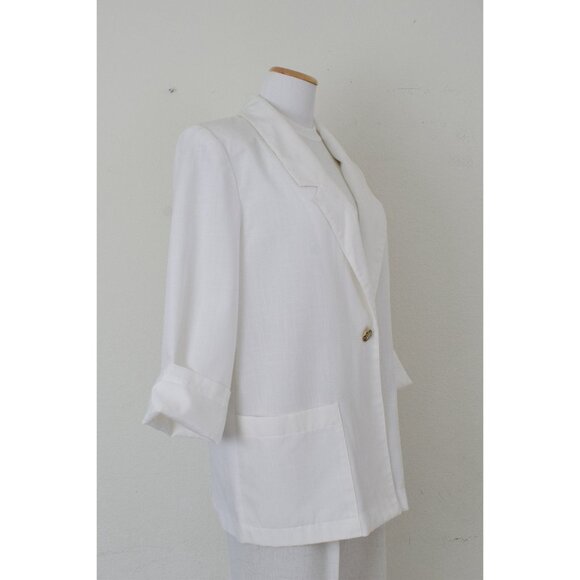 Vintage 80s Blanco Lightweight Blazer by Radcliffe - Picture 3 of 10
